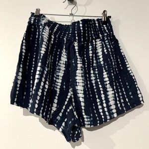 Abercrombie Tie-dye drawstring shorts